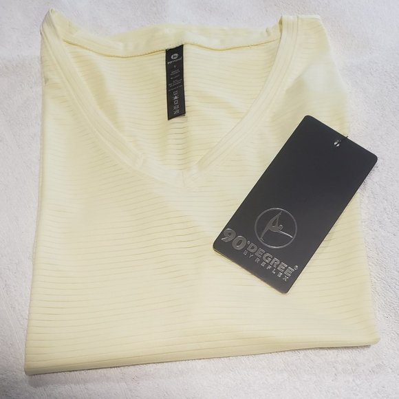 90 Degree by Reflex "PROVE THEM WRONG" Premium Long Sleeve Yoga Tee- Small - Picture 3 of 4